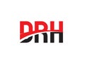 DRH Letter Initial Logo Design Vector Illustration