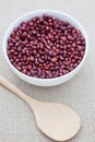 Dried adzuki beans Royalty Free Stock Photo