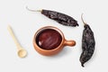Dried Aji Panca Organic Chili Pods Royalty Free Stock Photo