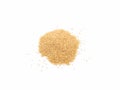 dried amaranth seeds isolated on white background, spicy food ingredients