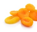 Dried apricot fruits Royalty Free Stock Photo