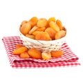 Dried apricot fruits Royalty Free Stock Photo