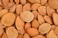 Dried apricot kernel Royalty Free Stock Photo