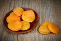 Dried apricot Royalty Free Stock Photo