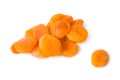 Dried apricots Royalty Free Stock Photo