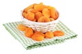 Dried Apricots isolated