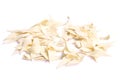 Dried asian egg  noodles Patch Royalty Free Stock Photo