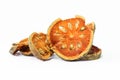 Dried Bael Fruit. Royalty Free Stock Photo