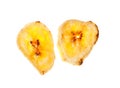 Dried Banana Chips Royalty Free Stock Photo