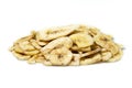 Dried banana chips Royalty Free Stock Photo
