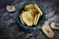 Dried banana fruit Royalty Free Stock Photo