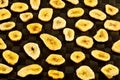 Dried bananas slices