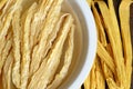 Dried bean curd stick Royalty Free Stock Photo