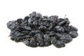 Dried black grapes