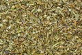 Dried blend Italian Seasoning mix basil, oregano, rosemary, thyme, sage, cilantro Royalty Free Stock Photo