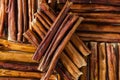 Dried bully sticks for dogs background