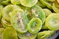 DRIED AND CARAMELIZED FRUITS MACRO SHOT