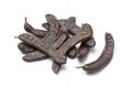 Dried Carob pods Royalty Free Stock Photo