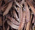 Dried Carob Pods For Sale In Loule Portugal Royalty Free Stock Photo