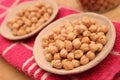 Dried chick peas Royalty Free Stock Photo