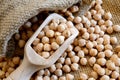 Dried chickpeas Royalty Free Stock Photo