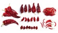 Dried chile peppers