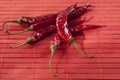 Dried Chili Peppers Royalty Free Stock Photo