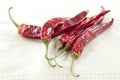 Dried Chili Peppers Royalty Free Stock Photo