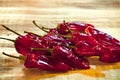 Dried Chili Peppers Royalty Free Stock Photo