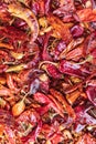 Dried chili peppers for sale at the market in Debark