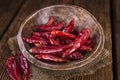 Dried Chillis Royalty Free Stock Photo