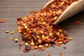 Dried chilly powder Royalty Free Stock Photo