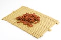 Dried Chinese wolfberries Royalty Free Stock Photo