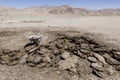 Dried cow dung in Bulunkul in Tajikistan. With the cow dung, the furnace is fired up