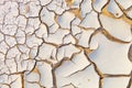 Dried and cracked earth pattern, drought concept Royalty Free Stock Photo