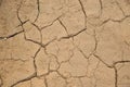 Dried cracked earth soil ground texture background. Royalty Free Stock Photo