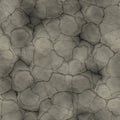 Dried cracked light white grey mud - desert texture, seamless and tileable Good for backgrounds, very high resolution Royalty Free Stock Photo