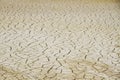 Dried, cracked soil. Royalty Free Stock Photo