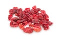 Dried cranberries.