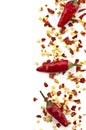 Dried crushed chili red pepper Royalty Free Stock Photo