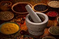 Dried culinary spices Royalty Free Stock Photo