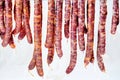 Dried cured salami, Royalty Free Stock Photo