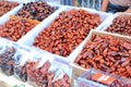 Dried date palm fruit Royalty Free Stock Photo