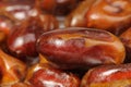 Dried Dates Close-Up as Background Royalty Free Stock Photo