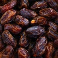 Dried dates close up Royalty Free Stock Photo