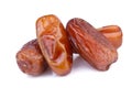 Dried dates close up Royalty Free Stock Photo