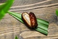 Dried dates fruit for iftar on Ramadan