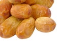 Dried Dates Isolated on White Royalty Free Stock Photo