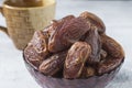 Dried dates are popular with Alab afternoon teas.