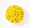 Dried egg noodles Royalty Free Stock Photo